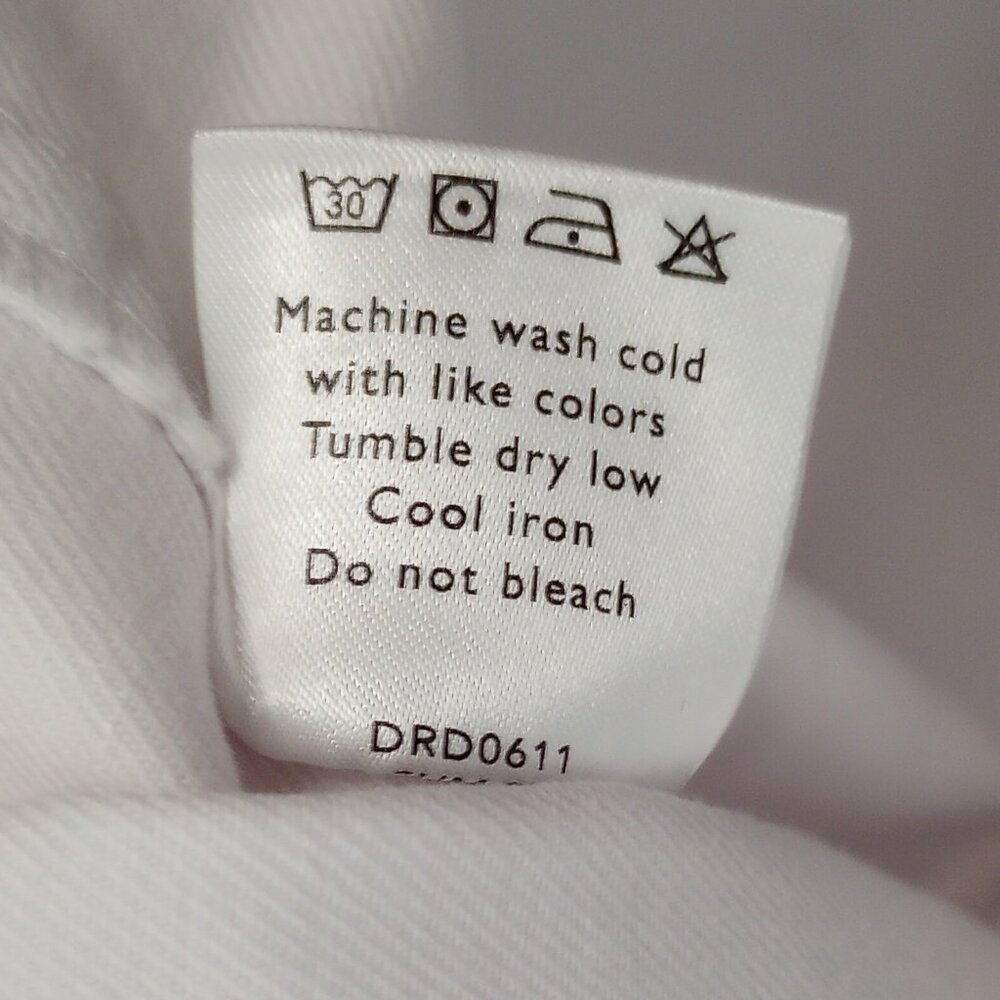 Draper James White Denim Shift Dress - Picture 11 of 12